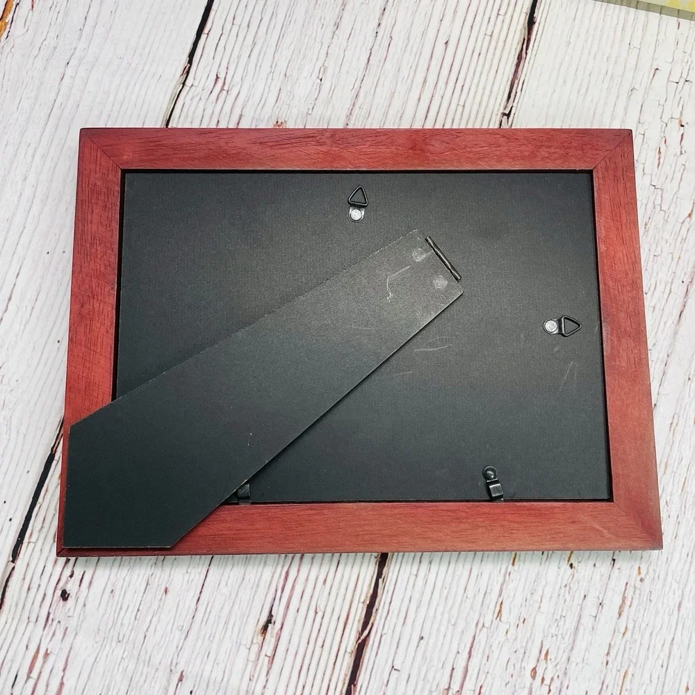Towle Silversmiths Natural Wood Double 5x7 Picture Frame‎ Signature Collection